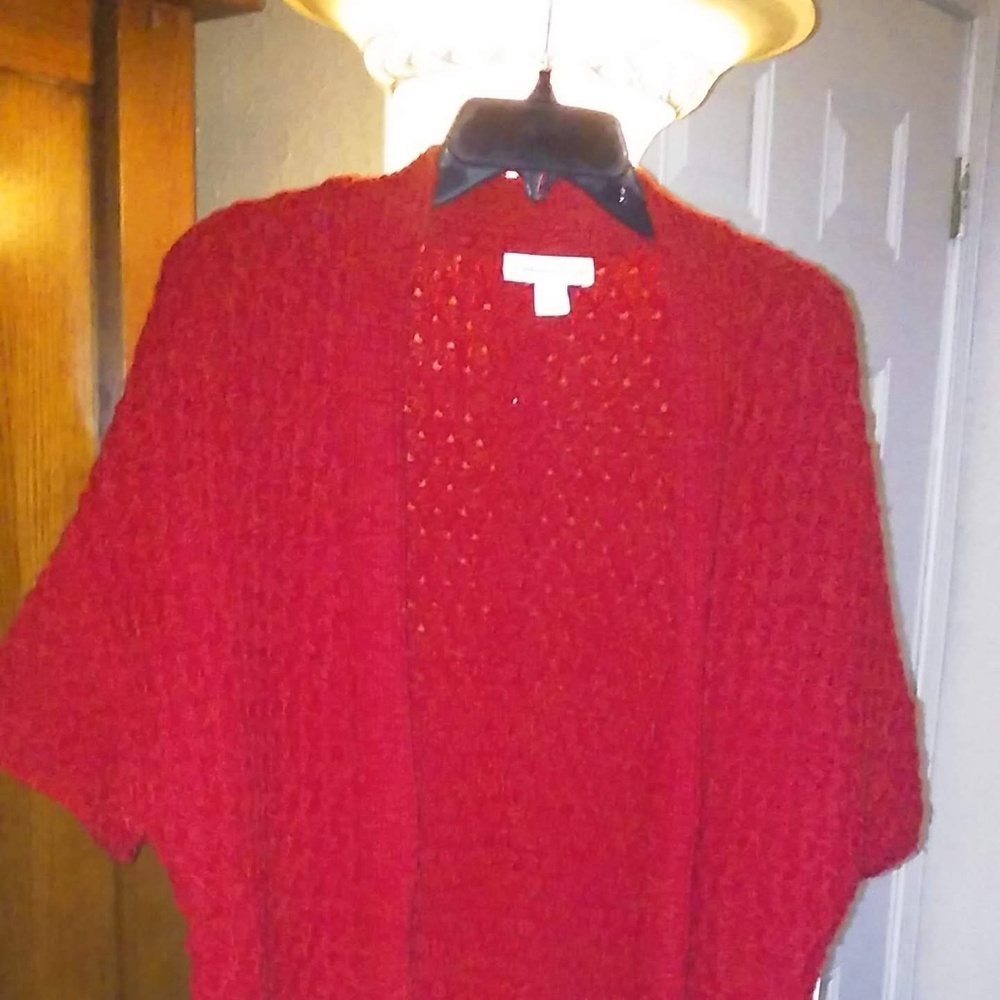 NWT - Coldwater Creek Red Cardigan